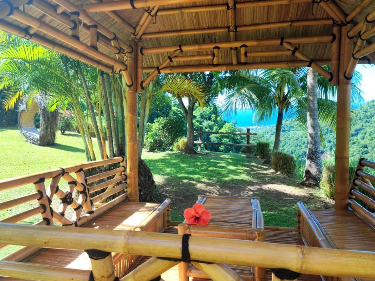 Gite 4 Etoiles, La Vieille Sucrerie St Claude Guadeloupe, Jacuzzi Spa Privatif, Vue Exceptionnelle Sur La Mer Des Caraibes Basse-Terre Dış mekan fotoğraf