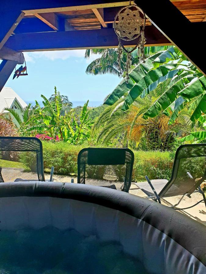 Gite 4 Etoiles, La Vieille Sucrerie St Claude Guadeloupe, Jacuzzi Spa Privatif, Vue Exceptionnelle Sur La Mer Des Caraibes Basse-Terre Dış mekan fotoğraf